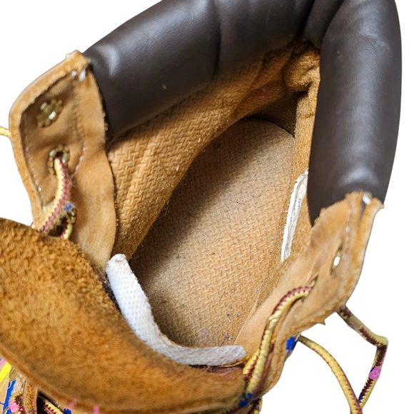 Timberland Waterproof Leather Boots  Custom Paint Splatter Size 6 - Picture 13 of 13